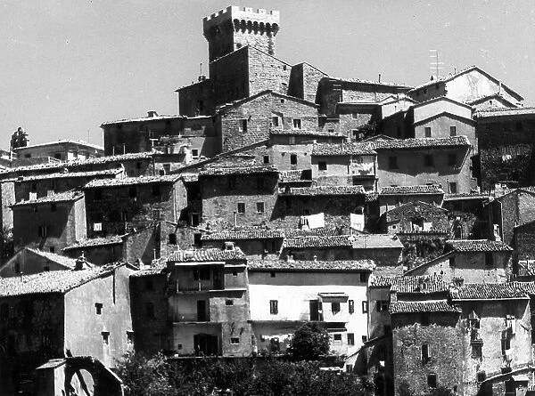 View of Arcidosso in the province of Grosseto