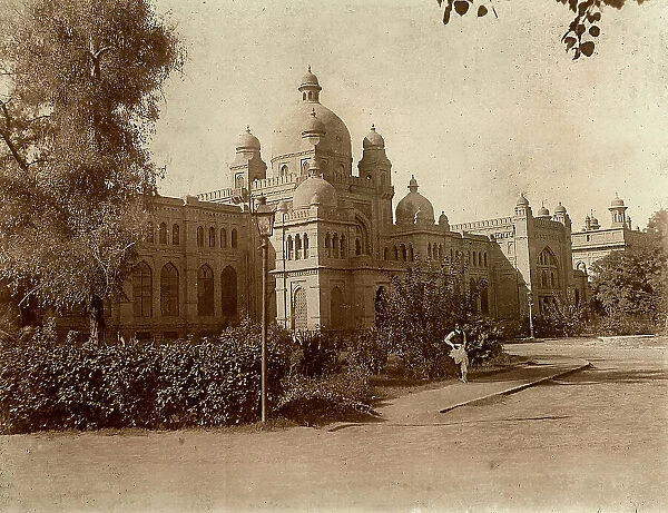View of the Lahore Museum in Pakistan