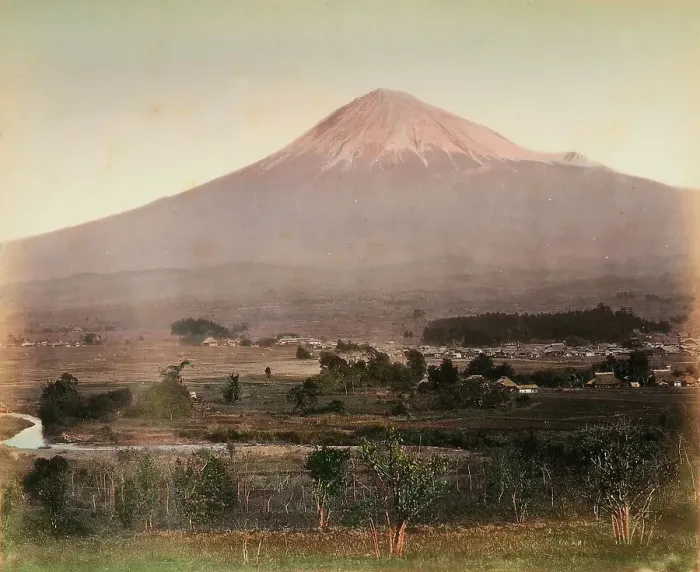 Framed Print : View of Mount Fuji Framed Print : View of Mount Fuji