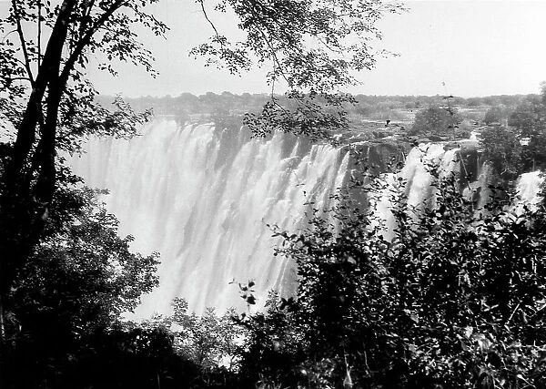 View of the Victoria Falls from Knife Edge in Africa