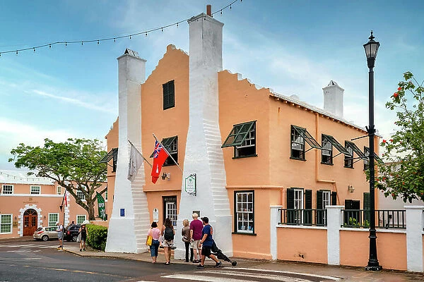 Bermuda, Saint George, The Globe Hotel in historic town