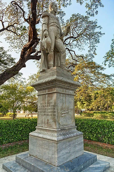 Colombia, Santa Marta, Simon Bolivar Statue at Quinta de San Pedro Alejandrino