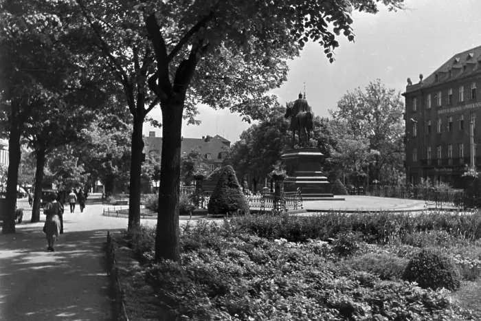 Framed Print : Frankfurt / Oder Print, Black and White Photograph