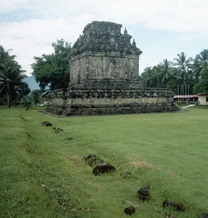 Framed Print : Java Print: Mendut Temple Complex Framed Print : Java Print: Mendut Temple Complex