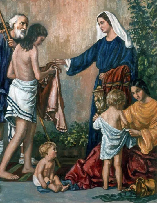 Framed Print : Dorcas Devoting Herself To Acts Of Charity Print Framed Print : Dorcas Devoting Herself To Acts Of Charity Print