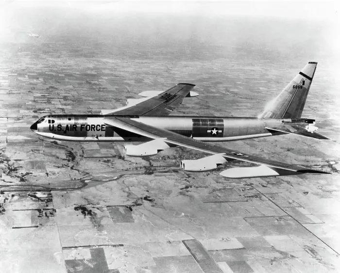 Framed Print : High Angle View B-52 Stratofortress Print