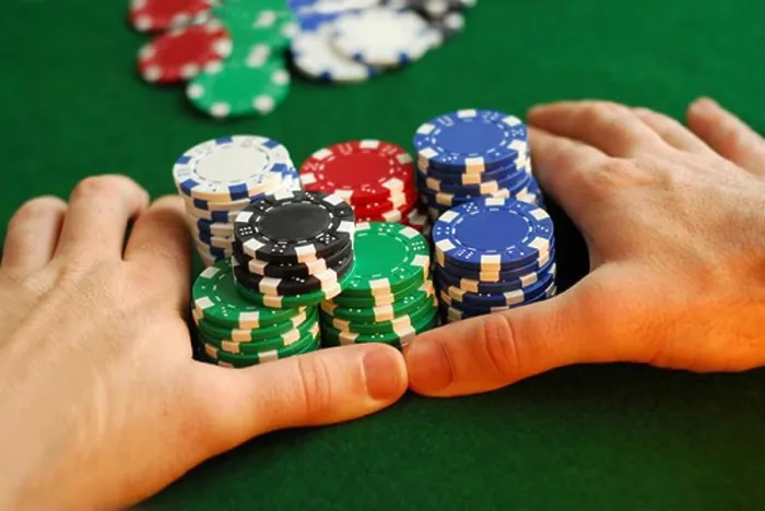 Framed Print : SuperStock Print: Poker Player Going All In Framed Print : SuperStock Print: Poker Player Going All In