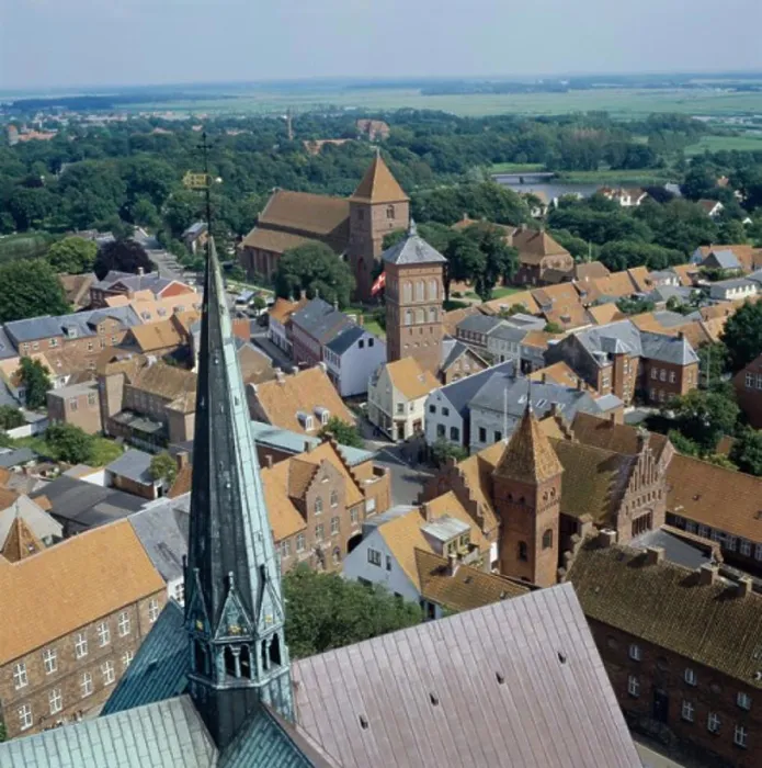 Framed Print : Ribe Denmark Print
