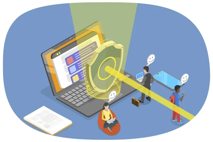 Framed Print : Network Security Print: Safeguarding Your Data Framed Print : Network Security Print: Safeguarding Your Data