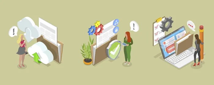 Framed Print : 3D Isometric Print of Computing Online Services Concepts Framed Print : 3D Isometric Print of Computing Online Services Concepts