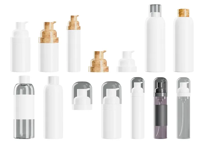 Framed Print : High-Quality 3D Print of Cosmetic Bottles Mockup Framed Print : High-Quality 3D Print of Cosmetic Bottles Mockup