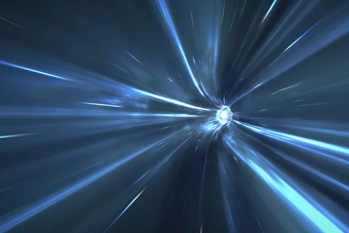 Framed Print : 3D Print of a Warp Tunnel in Space Framed Print : 3D Print of a Warp Tunnel in Space