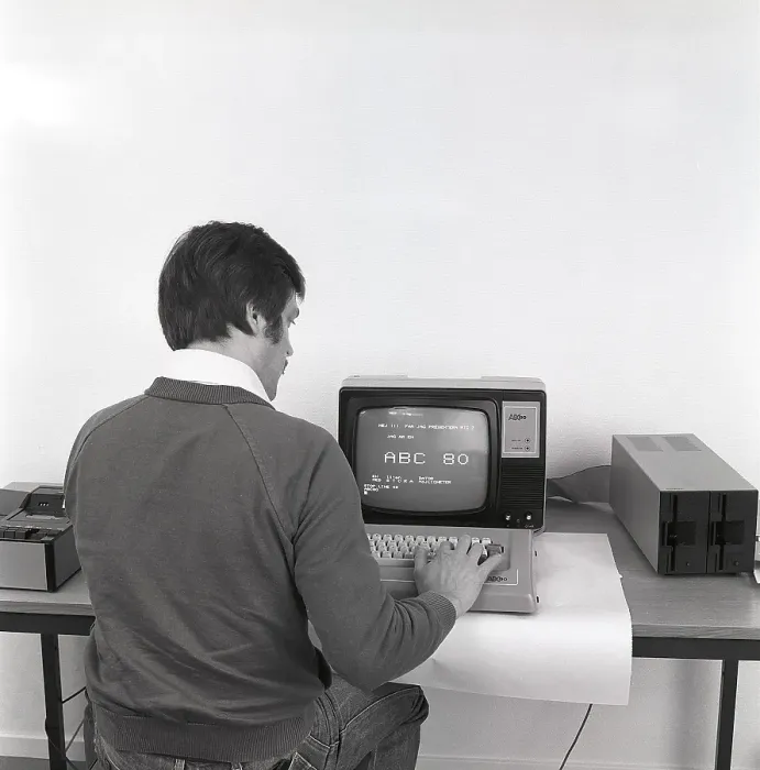 Framed Print : Print of the ABC 80 Personal Computer Framed Print : Print of the ABC 80 Personal Computer