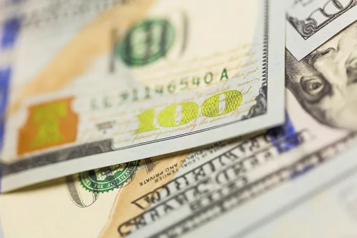 Framed Print : Abstract One Hundred Dollar Bill Print Framed Print : Abstract One Hundred Dollar Bill Print
