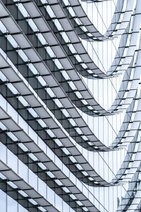Framed Print : Abstract Building Facade Print