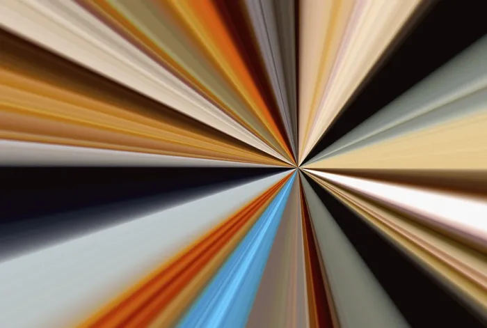 Framed Print : Colored Rays Converging Print with Motion Blur Effect Framed Print : Colored Rays Converging Print with Motion Blur Effect