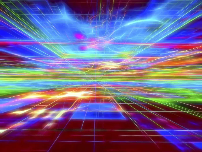 Framed Print : Abstract Bright Technology Background Print Framed Print : Abstract Bright Technology Background Print