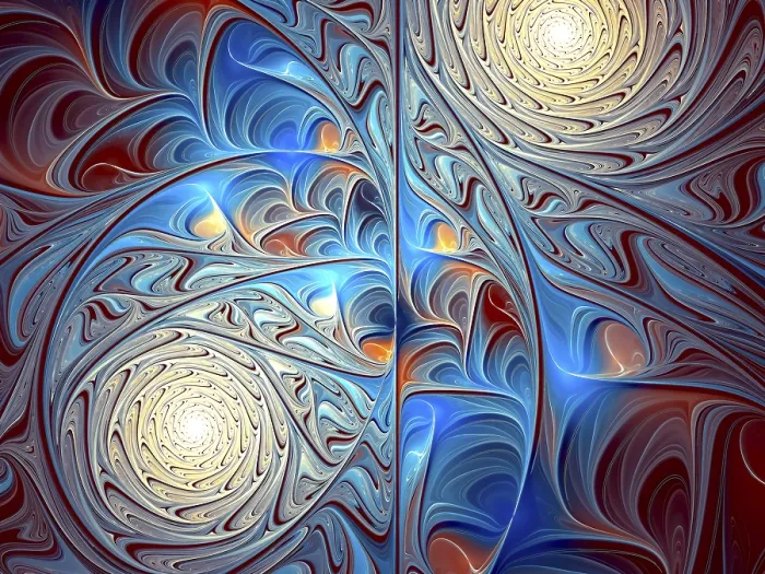 Framed Print : Vibrant Fractal Print Framed Print : Vibrant Fractal Print