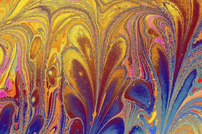 Framed Print : Abstract Marbling Print for Fabric Framed Print : Abstract Marbling Print for Fabric