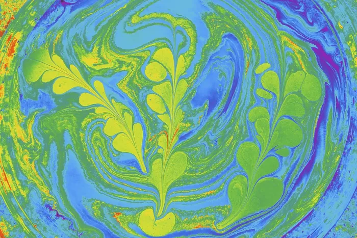 Framed Print : Ebru Marbling Print: Abstract Marble Pattern Framed Print : Ebru Marbling Print: Abstract Marble Pattern