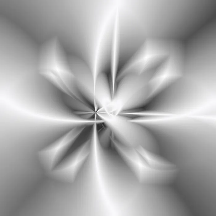 Framed Print : Black and White 3D Digital Art Print Framed Print : Black and White 3D Digital Art Print