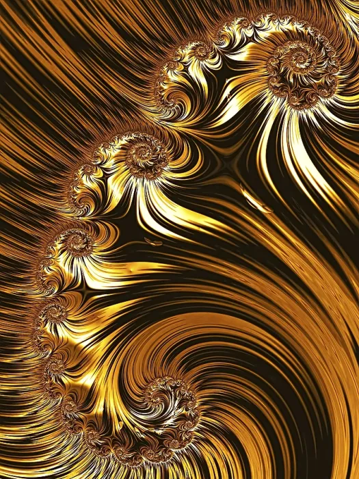 Framed Print : Digital Print of Fractal Background