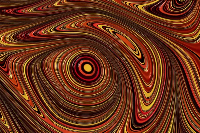 Framed Print : Abstract Geometric Background Print - Distorted Circles Pattern Framed Print : Abstract Geometric Background Print - Distorted Circles Pattern