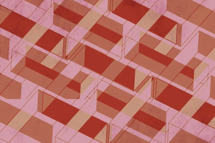 Framed Print : Red Geometric Pattern Print Framed Print : Red Geometric Pattern Print