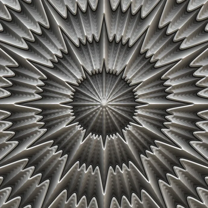Framed Print : Gray Pattern 3D Print Art Framed Print : Gray Pattern 3D Print Art