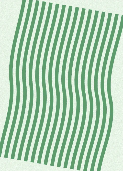 Framed Print : Distorted Green Wavy Lines Print Framed Print : Distorted Green Wavy Lines Print