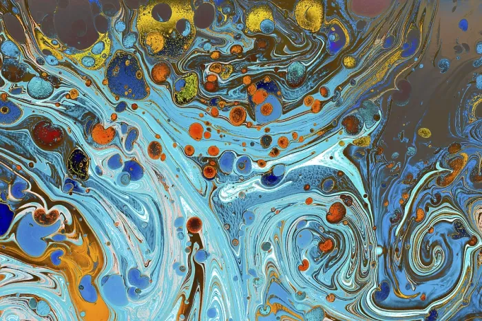 Framed Print : Abstract Marbling Art Patterns Print Framed Print : Abstract Marbling Art Patterns Print