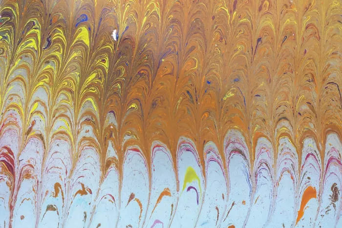 Framed Print : Abstract Marbling Art Patterns Print in Paint Framed Print : Abstract Marbling Art Patterns Print in Paint