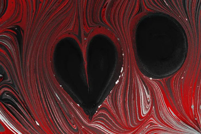 Framed Print : Abstract Marbling Heart Print for Fabric and Tile Design Framed Print : Abstract Marbling Heart Print for Fabric and Tile Design