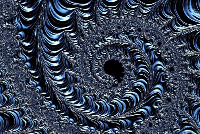 Framed Print : Abstract Metallic Print - Fractal Geometry Background Framed Print : Abstract Metallic Print - Fractal Geometry Background