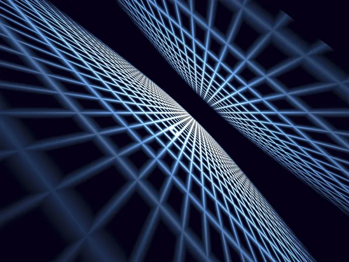 Framed Print : Abstract Tech Background Print - Fractal Geometry Framed Print : Abstract Tech Background Print - Fractal Geometry