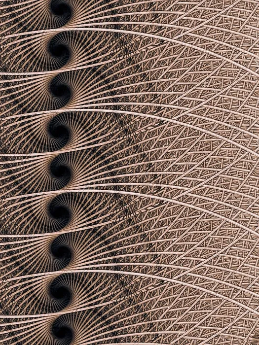 Framed Print : Abstract Texture Print: Twisted Yarns and Spirals Framed Print : Abstract Texture Print: Twisted Yarns and Spirals
