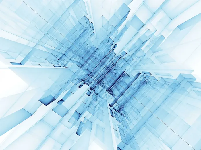 Framed Print : Abstract White and Blue Tech Background Print Framed Print : Abstract White and Blue Tech Background Print