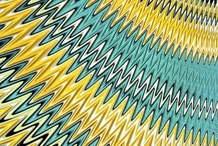 Framed Print : Abstract Zigzag Background Print - Fractal Geometry Framed Print : Abstract Zigzag Background Print - Fractal Geometry
