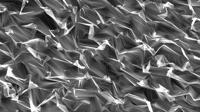 Framed Print : Abstraction with Wireframe, 3D Print Rendering