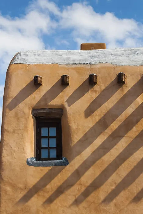 Framed Print : Adobe Architecture Print - Santa Fe, New Mexico Framed Print : Adobe Architecture Print - Santa Fe, New Mexico