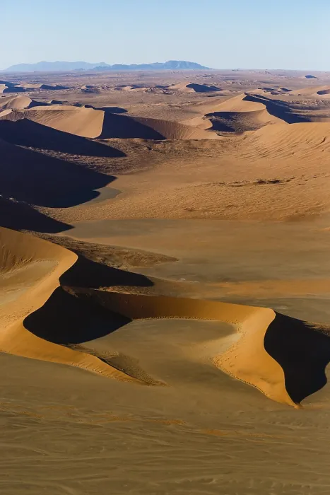 Framed Print : Aerial View Print of Devils Fork Dune Formation, Namibia Framed Print : Aerial View Print of Devils Fork Dune Formation, Namibia