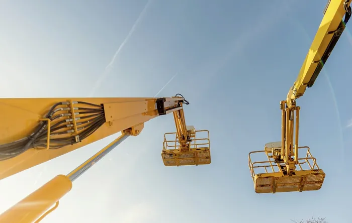 Framed Print : Aerial Work Platform Print Framed Print : Aerial Work Platform Print