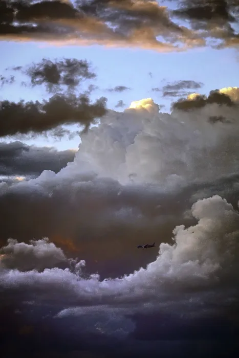 Framed Print : Airplane in Front of a Cloud Print Framed Print : Airplane in Front of a Cloud Print