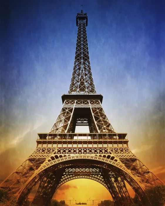 Framed Print : Amazing Eiffel Tower Print