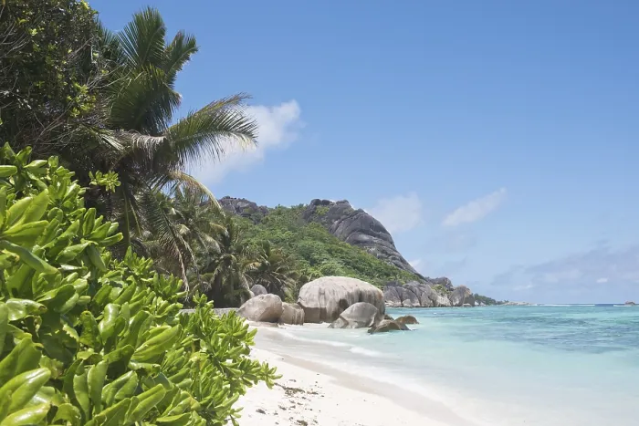 Framed Print : Anse Source d'Argent Beach Print, La Digue, Seychelles Framed Print : Anse Source d'Argent Beach Print, La Digue, Seychelles
