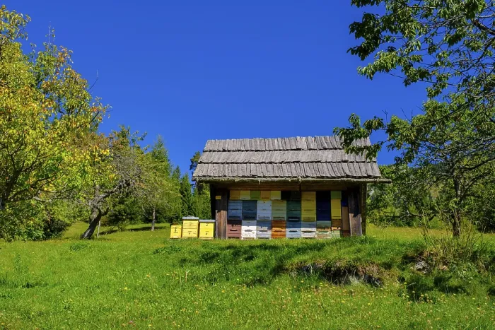 Framed Print : Apiary Print, Sol?ava Panoramic Road, Karawanken, Slovenia Framed Print : Apiary Print, Sol?ava Panoramic Road, Karawanken, Slovenia