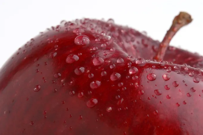 Framed Print : Apple with waterdrops Print Framed Print : Apple with waterdrops Print