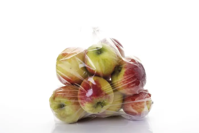 Framed Print : Apples in a Plastic Bag Print