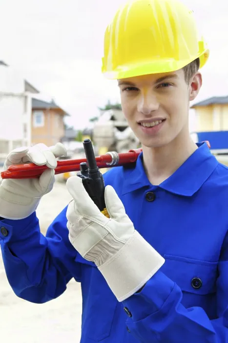 Framed Print : Construction Worker Print - Austria