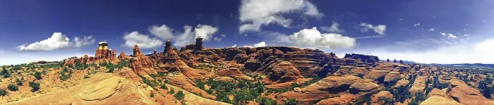 Framed Print : Arches NP Panorama Print, Utah Landscape